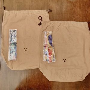 Authentic Louis Vuitton String Dustbag